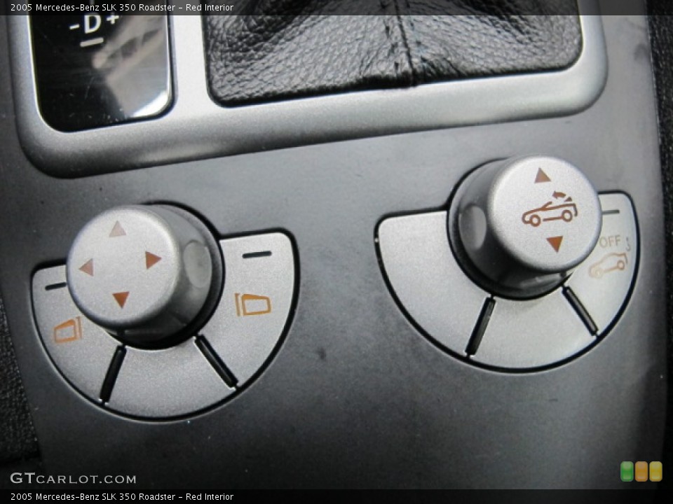 Red Interior Controls for the 2005 Mercedes-Benz SLK 350 Roadster #78688387