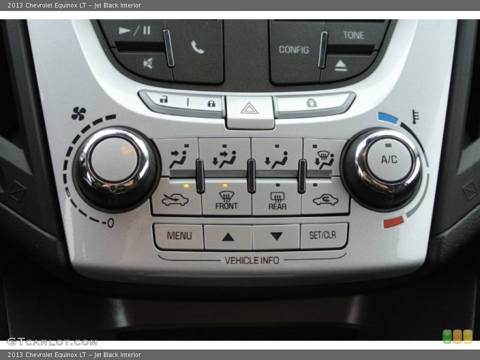 Jet Black Interior Controls for the 2013 Chevrolet Equinox LT #78688414