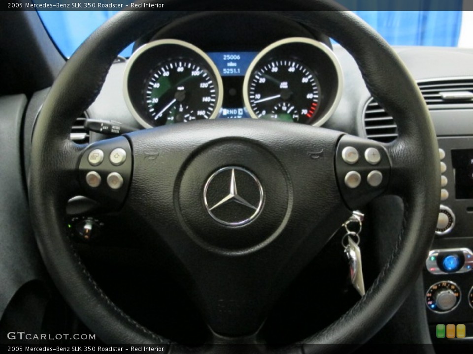 Red Interior Steering Wheel for the 2005 Mercedes-Benz SLK 350 Roadster #78688423