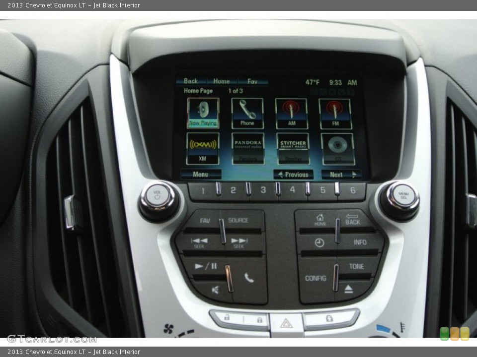 Jet Black Interior Controls for the 2013 Chevrolet Equinox LT #78688426