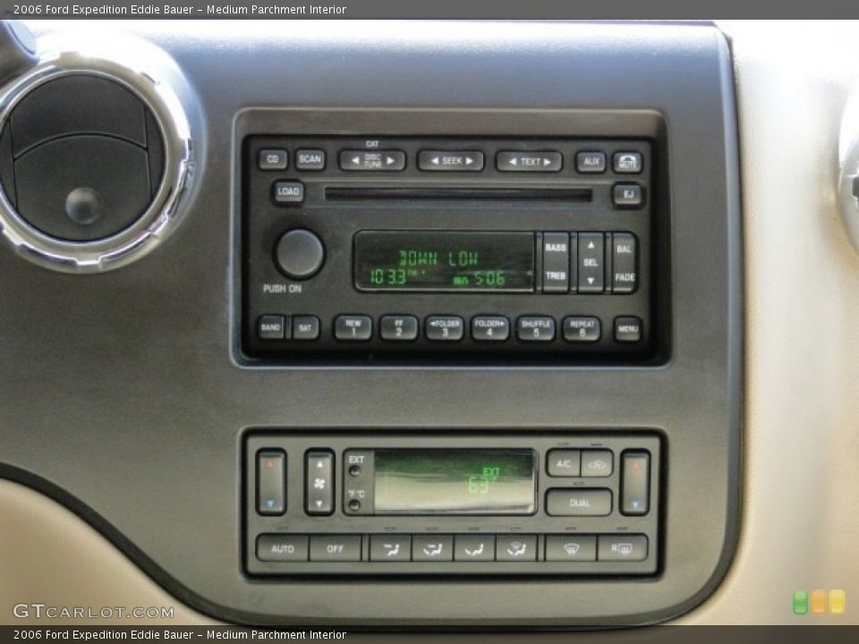 Medium Parchment Interior Controls for the 2006 Ford Expedition Eddie Bauer #78688789