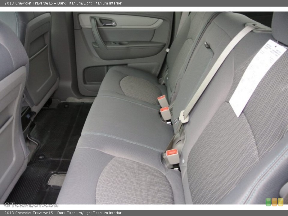 Dark Titanium/Light Titanium Interior Rear Seat for the 2013 Chevrolet Traverse LS #78689190