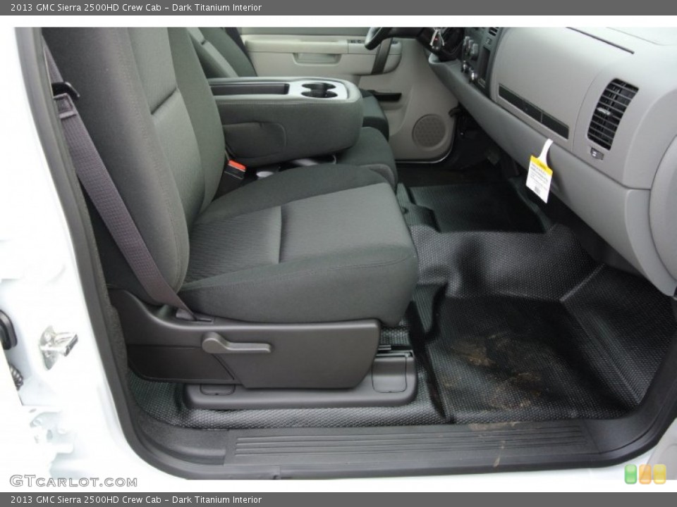 Dark Titanium Interior Front Seat for the 2013 GMC Sierra 2500HD Crew Cab #78689835