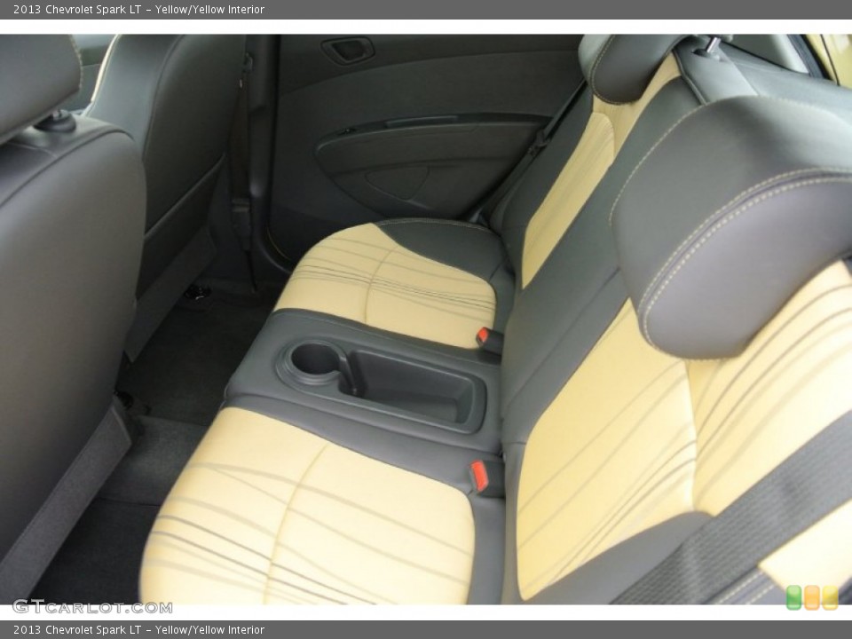 Yellow/Yellow Interior Rear Seat for the 2013 Chevrolet Spark LT #78690138
