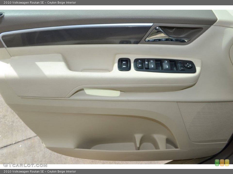 Ceylon Beige Interior Door Panel for the 2010 Volkswagen Routan SE #78691147