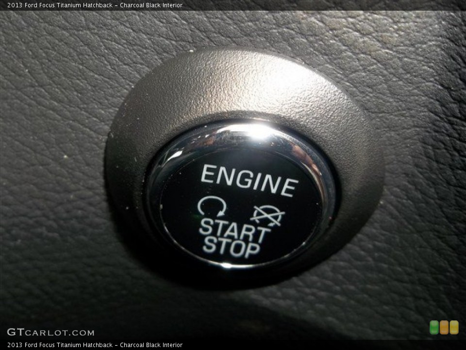 Charcoal Black Interior Controls for the 2013 Ford Focus Titanium Hatchback #78691372