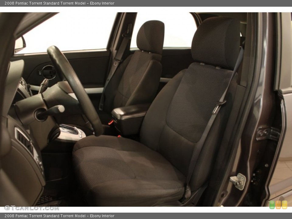 Ebony Interior Front Seat for the 2008 Pontiac Torrent  #78692081
