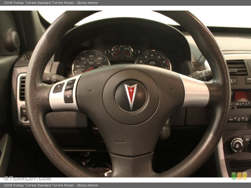 Ebony Interior Steering Wheel for the 2008 Pontiac Torrent  #78692094