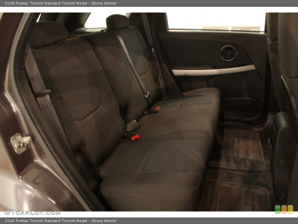 Ebony Interior Rear Seat for the 2008 Pontiac Torrent  #78692155