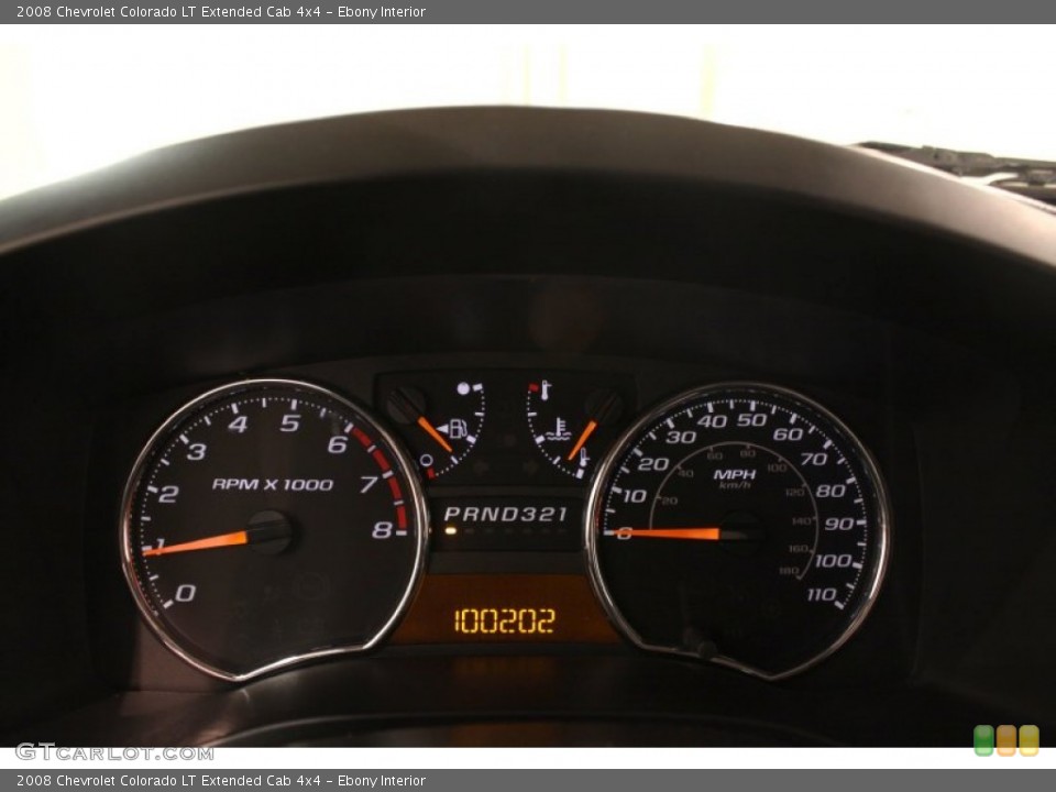 Ebony Interior Gauges for the 2008 Chevrolet Colorado LT Extended Cab 4x4 #78692479