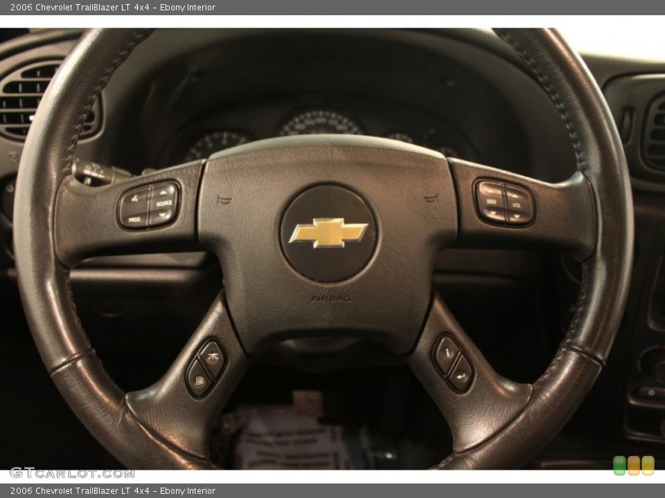 Ebony Interior Steering Wheel for the 2006 Chevrolet TrailBlazer LT 4x4 #78692671