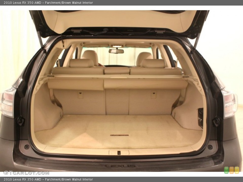 Parchment/Brown Walnut Interior Trunk for the 2010 Lexus RX 350 AWD #78694600