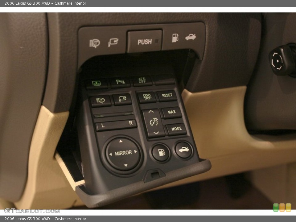 Cashmere Interior Controls for the 2006 Lexus GS 300 AWD #78694686