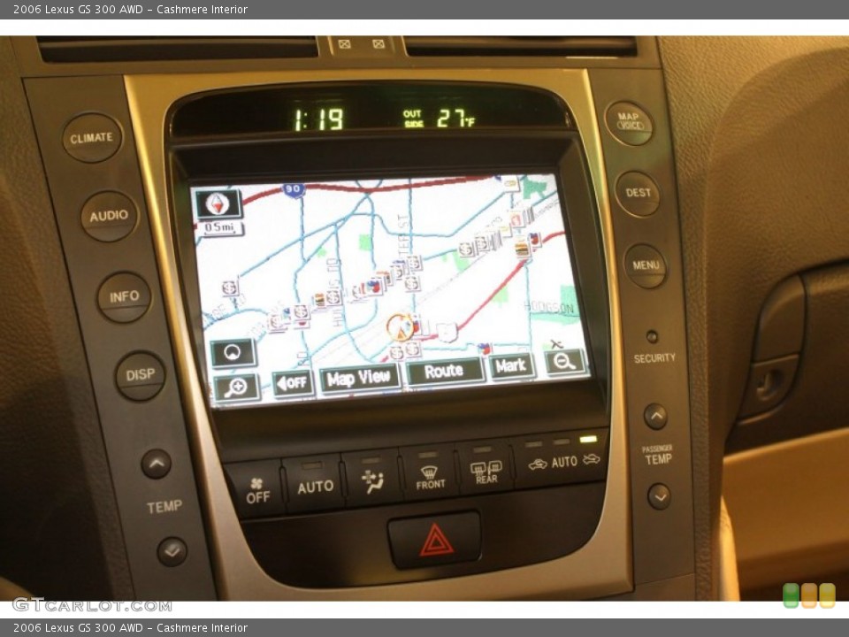 Cashmere Interior Controls for the 2006 Lexus GS 300 AWD #78694762