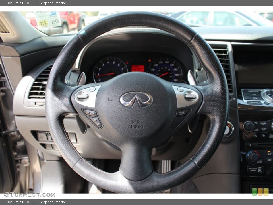 Graphite Interior Steering Wheel for the 2009 Infiniti FX 35 #78694978