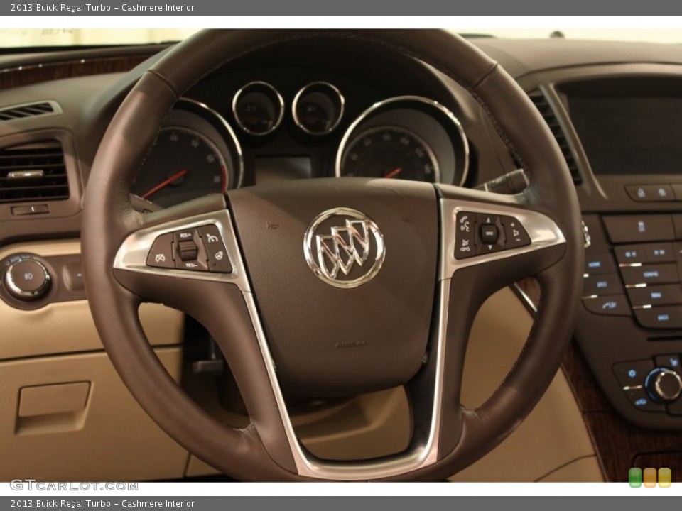 Cashmere Interior Steering Wheel for the 2013 Buick Regal Turbo #78695355