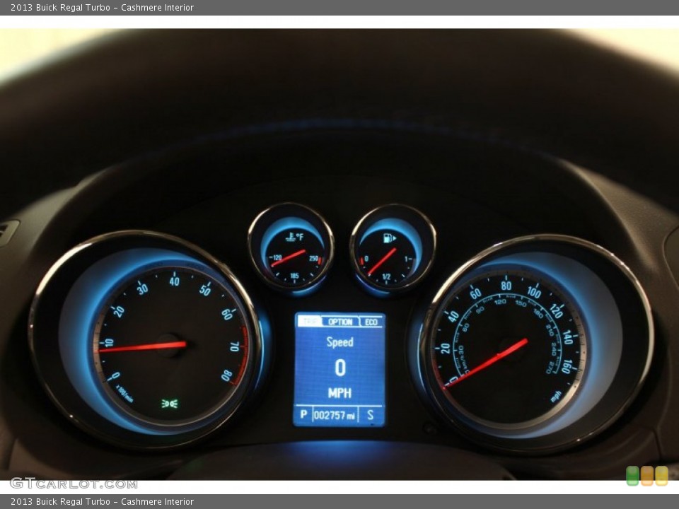 Cashmere Interior Gauges for the 2013 Buick Regal Turbo #78695365