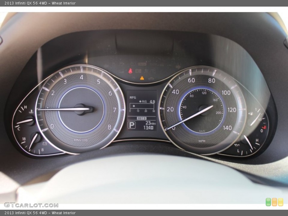 Wheat Interior Gauges for the 2013 Infiniti QX 56 4WD #78695536