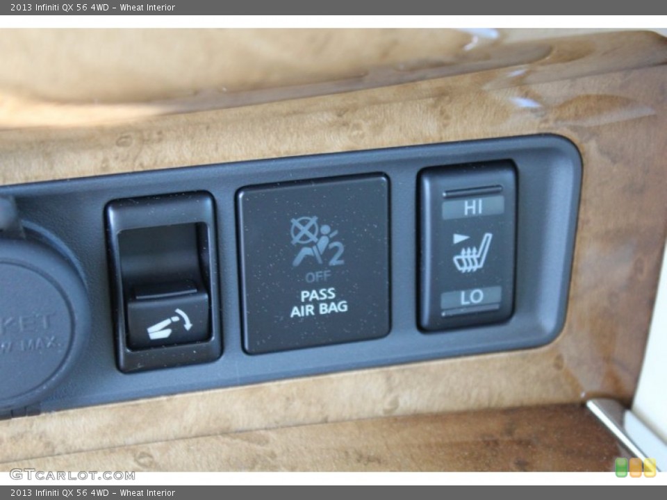 Wheat Interior Controls for the 2013 Infiniti QX 56 4WD #78695704