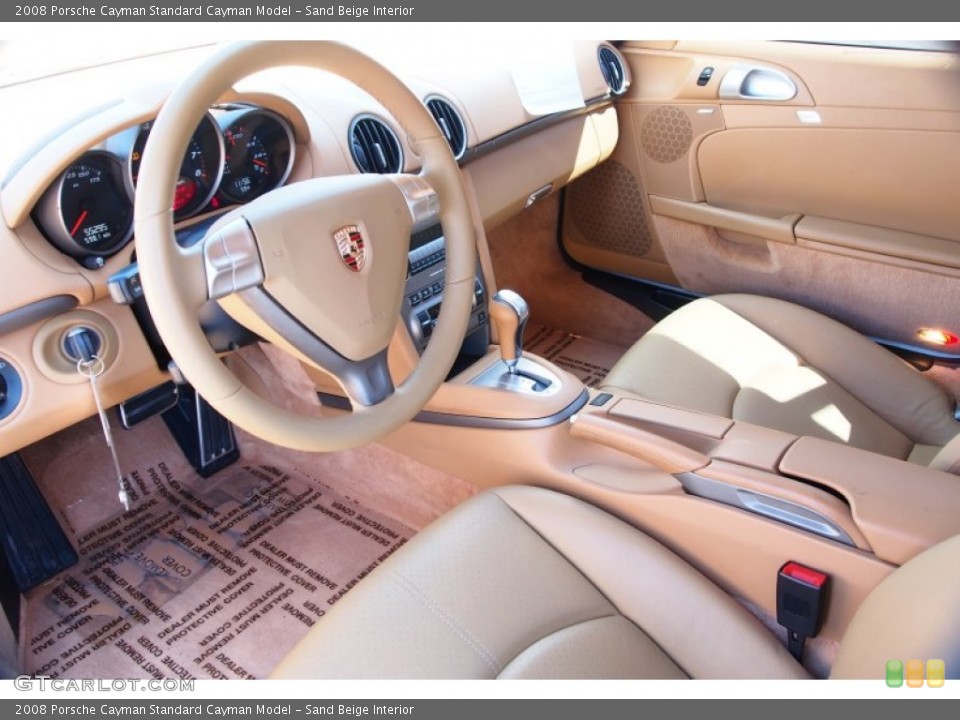 Sand Beige Interior Photo for the 2008 Porsche Cayman  #78696235