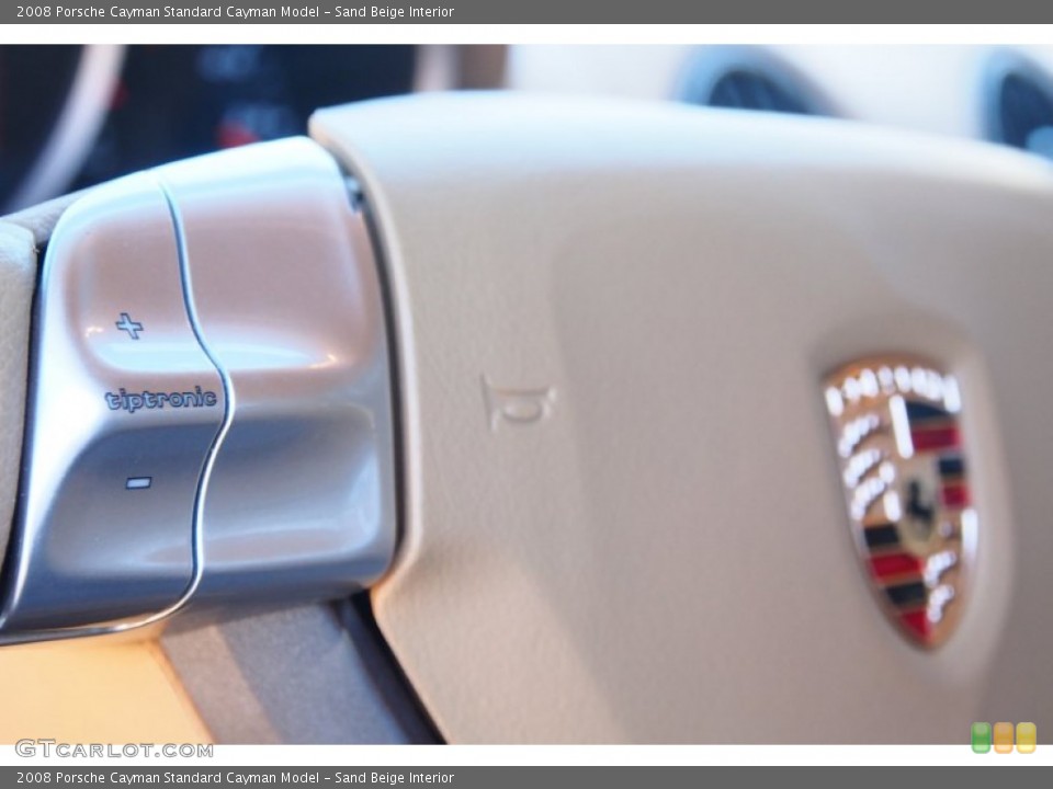 Sand Beige Interior Controls for the 2008 Porsche Cayman  #78696304