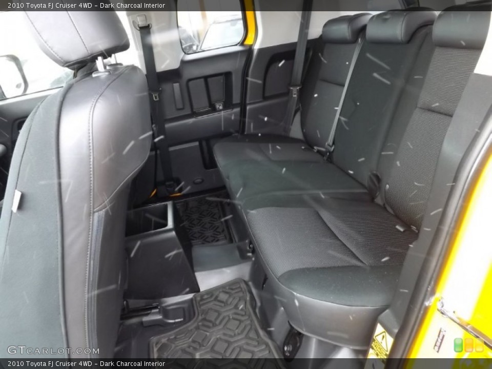 Dark Charcoal Interior Rear Seat for the 2010 Toyota FJ Cruiser 4WD #78697636