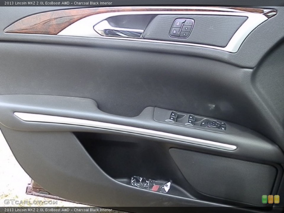 Charcoal Black Interior Door Panel for the 2013 Lincoln MKZ 2.0L EcoBoost AWD #78699491