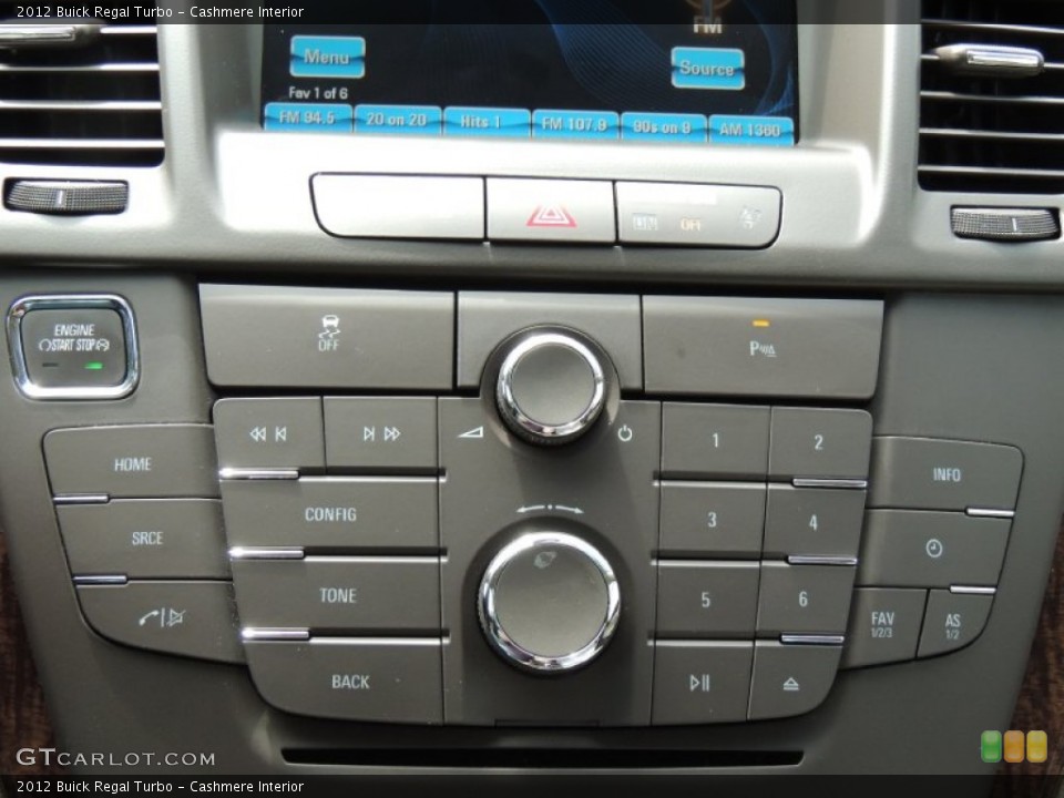 Cashmere Interior Controls for the 2012 Buick Regal Turbo #78700175
