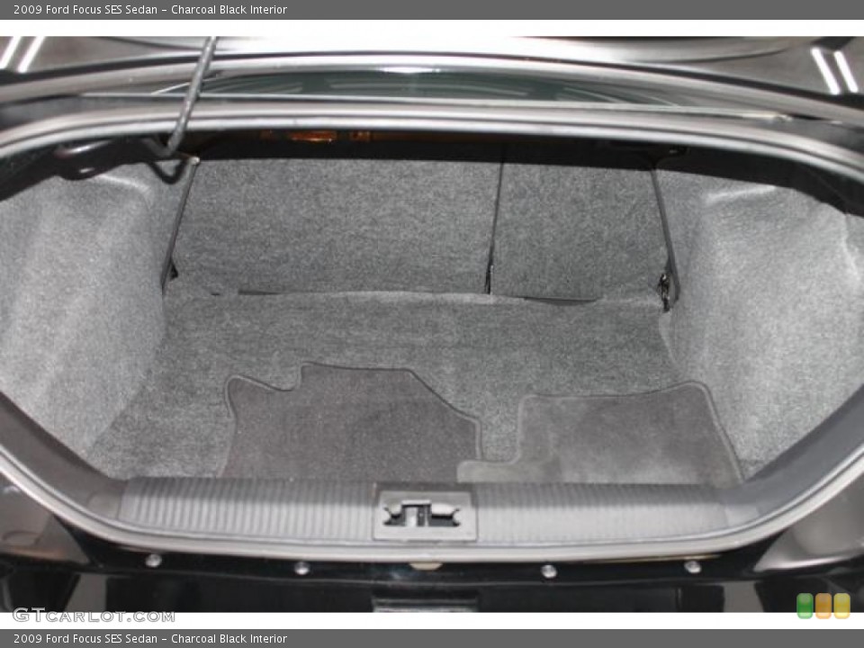 Charcoal Black Interior Trunk for the 2009 Ford Focus SES Sedan #78703439