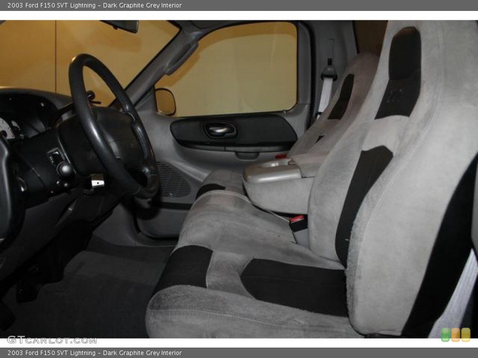 Dark Graphite Grey Interior Front Seat for the 2003 Ford F150 SVT Lightning #78704429