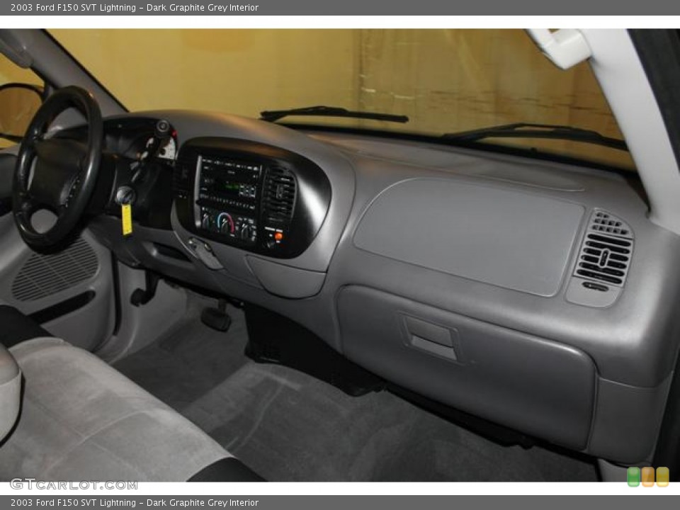 Dark Graphite Grey Interior Dashboard for the 2003 Ford F150 SVT Lightning #78704471