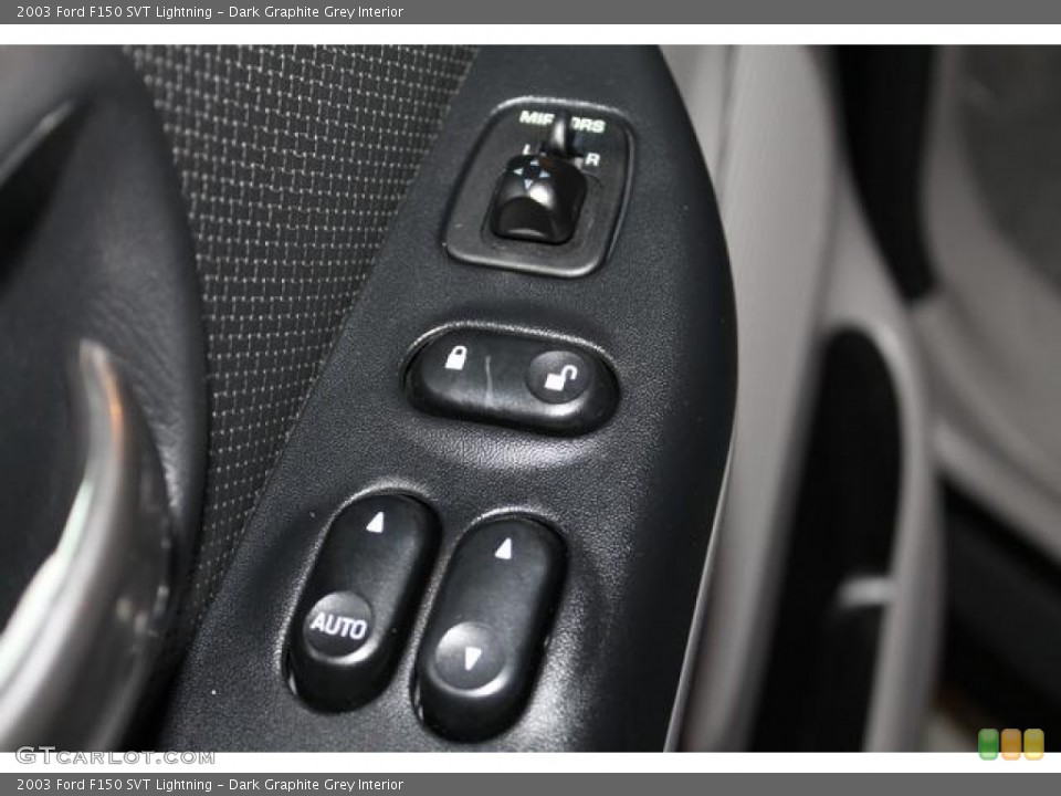 Dark Graphite Grey Interior Controls for the 2003 Ford F150 SVT Lightning #78704579