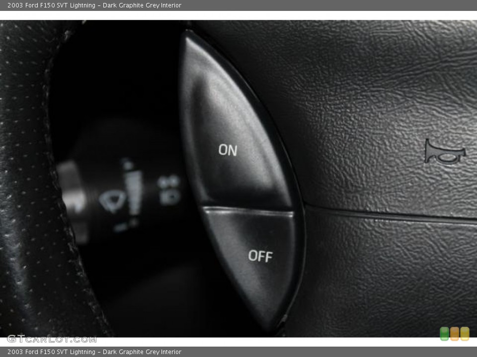 Dark Graphite Grey Interior Controls for the 2003 Ford F150 SVT Lightning #78704615