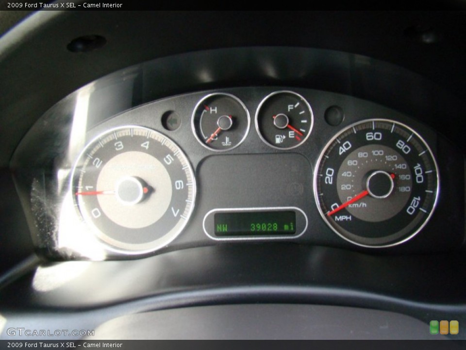 Camel Interior Gauges for the 2009 Ford Taurus X SEL #78704708