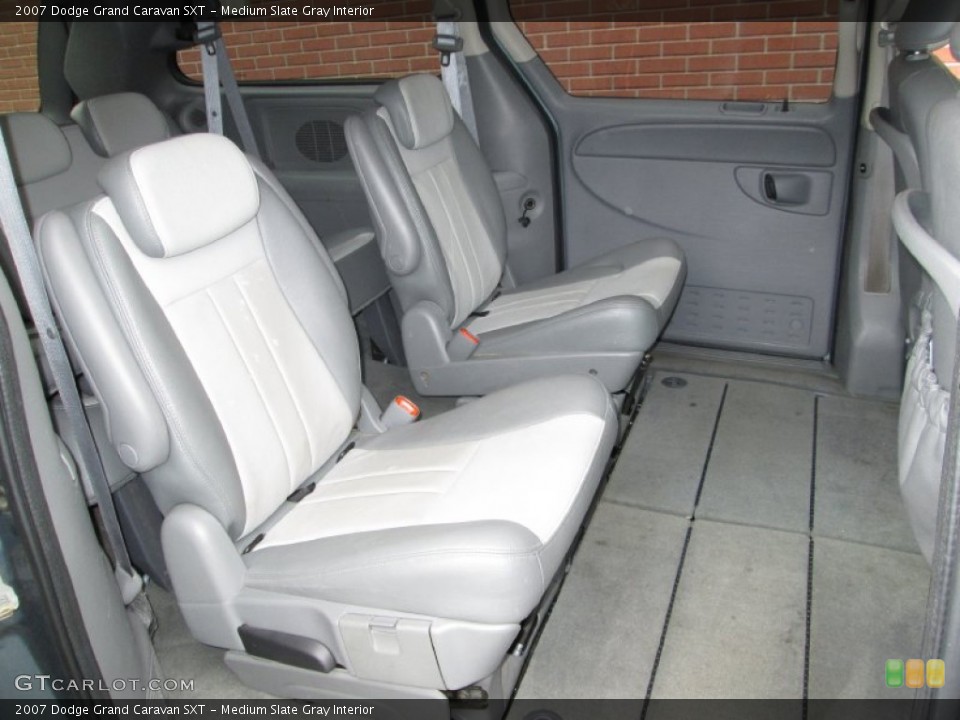 Medium Slate Gray Interior Rear Seat for the 2007 Dodge Grand Caravan SXT #78706568