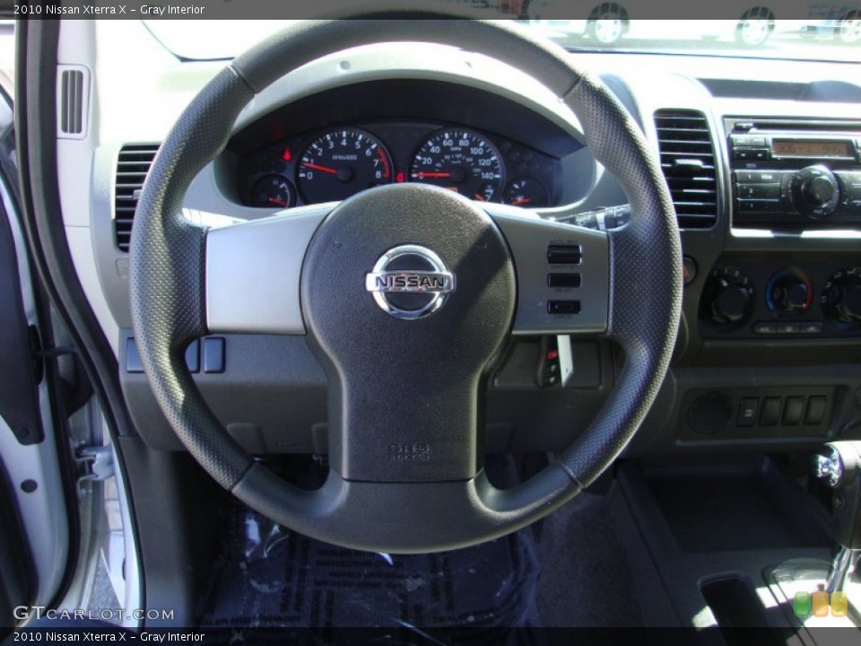 Gray Interior Steering Wheel for the 2010 Nissan Xterra X #78707036