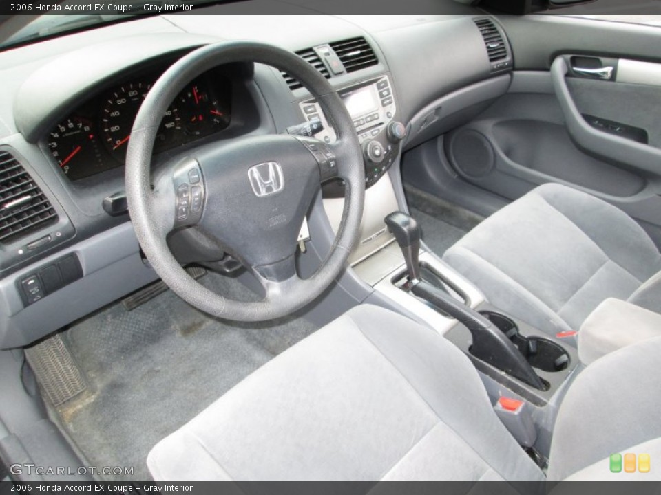 Gray Interior Prime Interior for the 2006 Honda Accord EX Coupe #78707163