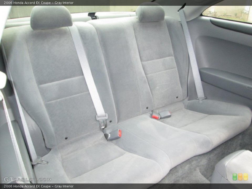 Gray Interior Rear Seat for the 2006 Honda Accord EX Coupe #78707217