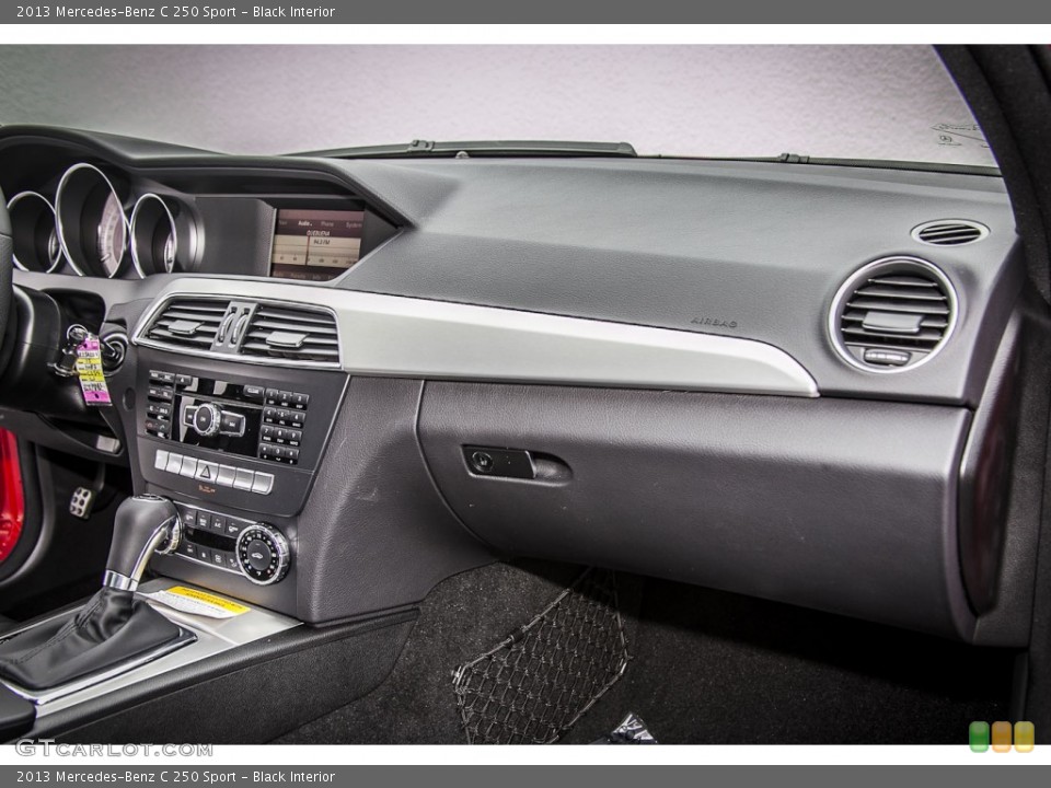 Black Interior Dashboard for the 2013 Mercedes-Benz C 250 Sport #78707865