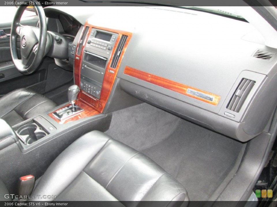 Ebony Interior Dashboard for the 2006 Cadillac STS V6 #78708509