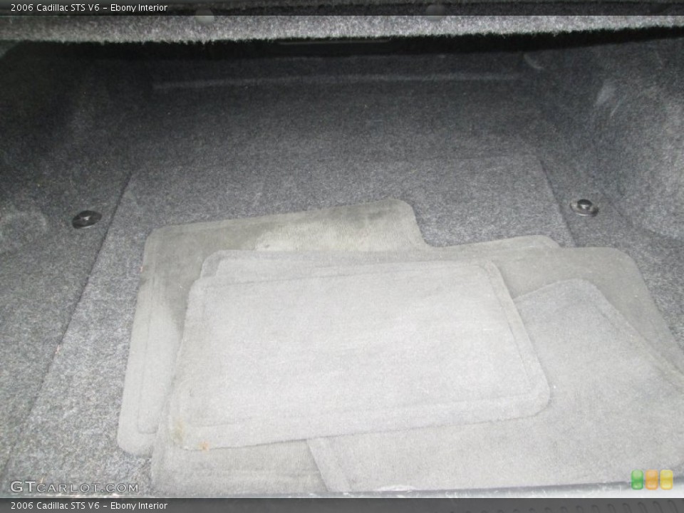 Ebony Interior Trunk for the 2006 Cadillac STS V6 #78708683
