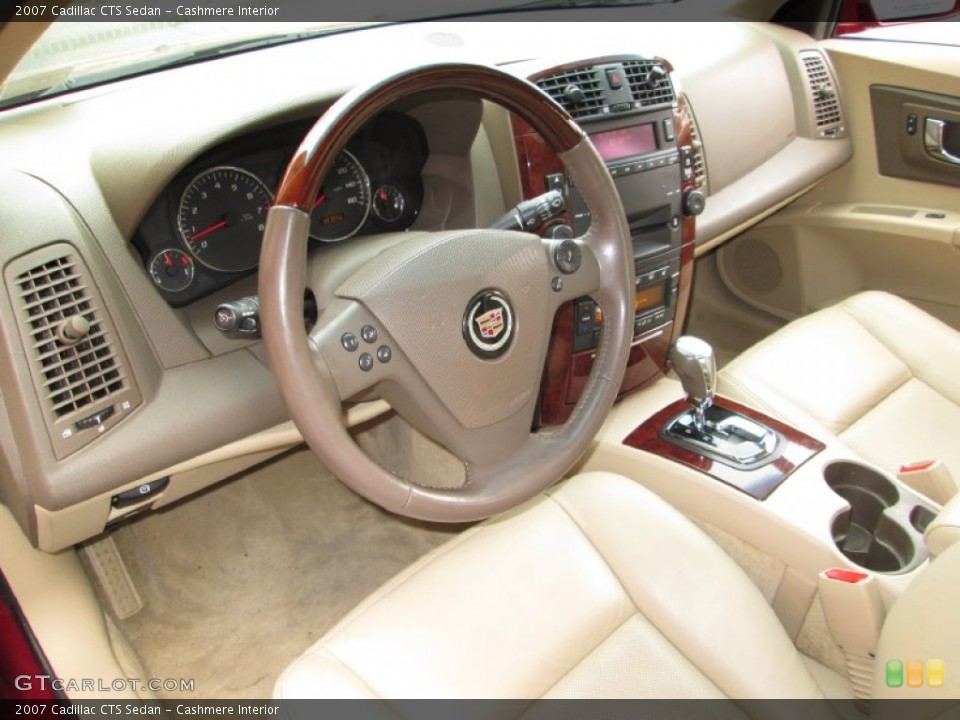 Cashmere Interior Prime Interior for the 2007 Cadillac CTS Sedan #78709169