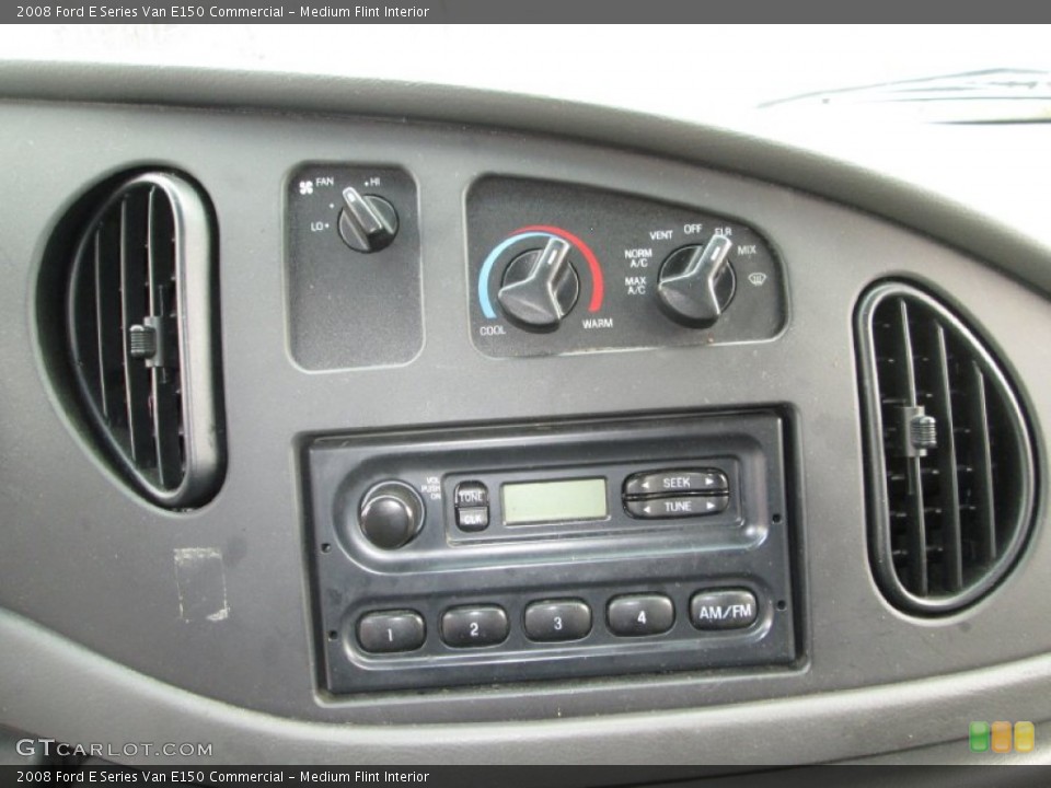 Medium Flint Interior Controls for the 2008 Ford E Series Van E150 Commercial #78709754