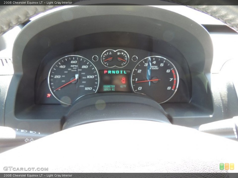 Light Gray Interior Gauges for the 2008 Chevrolet Equinox LT #78710432