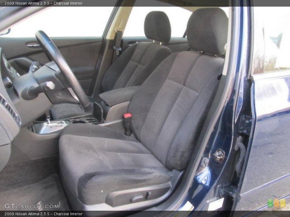 Charcoal Interior Front Seat for the 2009 Nissan Altima 2.5 S #78710824