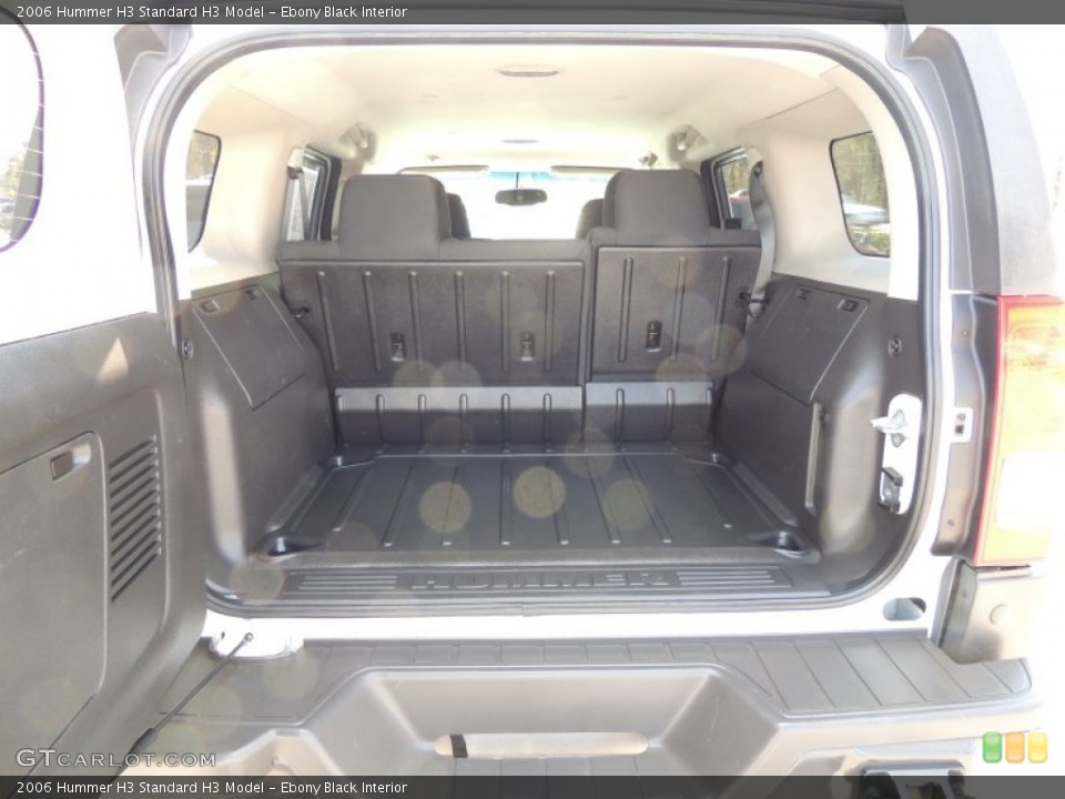 Ebony Black Interior Trunk for the 2006 Hummer H3  #78711776