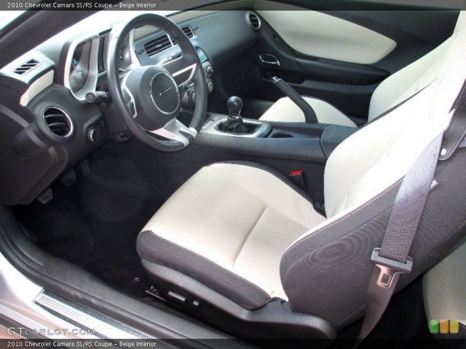 Beige 2010 Chevrolet Camaro Interiors