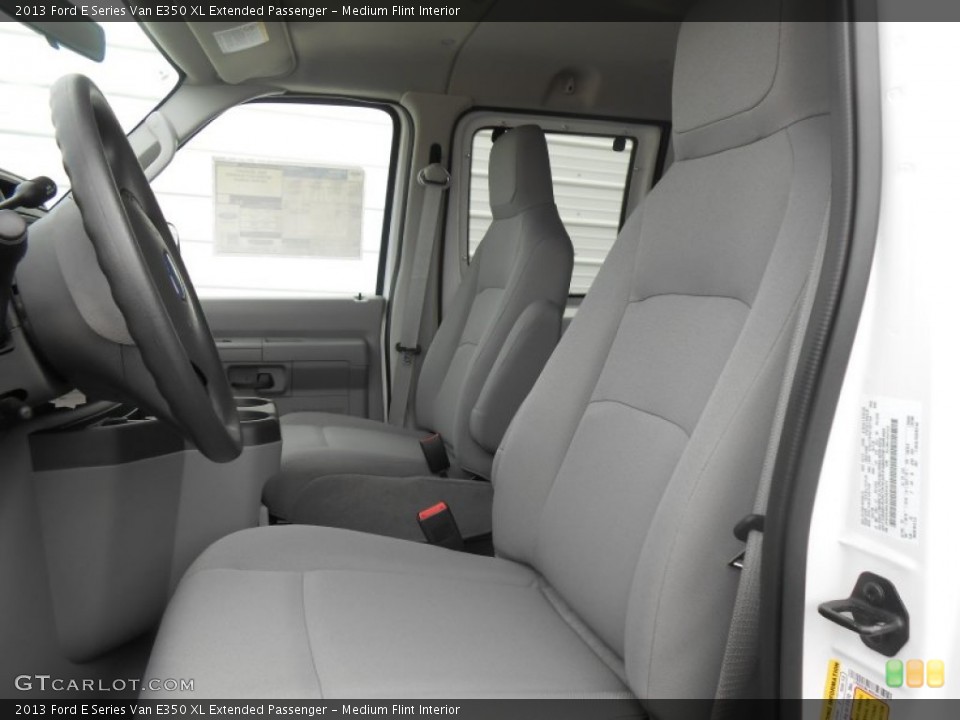 Medium Flint Interior Photo for the 2013 Ford E Series Van E350 XL Extended Passenger #78712115