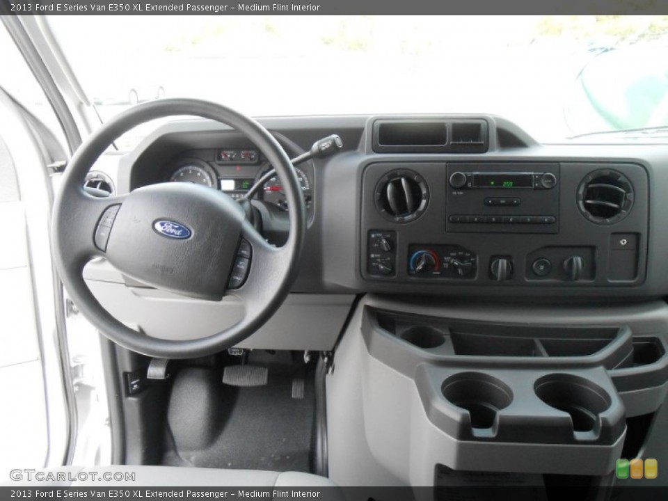 Medium Flint Interior Dashboard for the 2013 Ford E Series Van E350 XL Extended Passenger #78712145