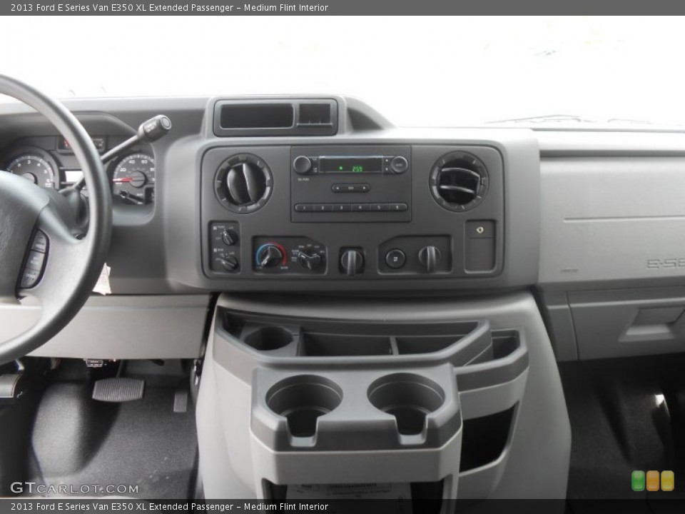Medium Flint Interior Controls for the 2013 Ford E Series Van E350 XL Extended Passenger #78712160